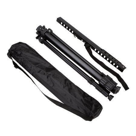 Мольберт-тренога СОНЕТ металлический (алюминий) 46 x 33 x 54 см, с нижней штангой, с сумкой (чехлом) NP-DK15301