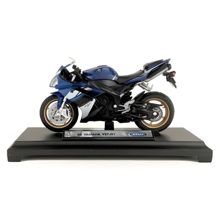 Мотоцикл WELLY 1:18 YAMAHA YZF-R1 2008, синий IT-12806PW