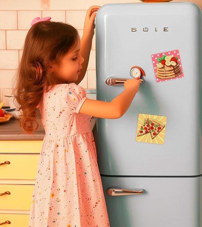 Набор для раскрашивания по номерам (на магните) ФРЕЯ 9 х 9 см "Вкусные радости" PNBM-013