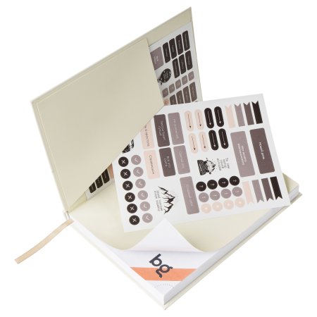 Ежедневник недатированный A5 136л. BG "Mindset. Linenе" 7БЦ, soft-touch, отд. фольгой 3D, в подарочной коробке RE-DuA5_66876