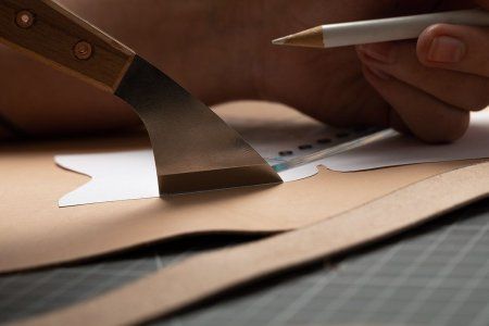 Нож для раскроя кожи "Промысел" 1 шт №1 LT-002