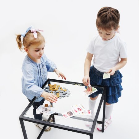 Настольная игра: Десятое королевство "Денежка. Играем в магазин. Покупаем продукты" KOR-03572