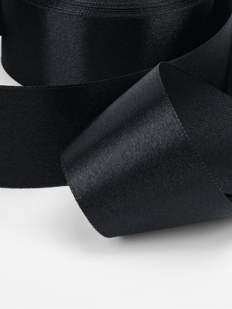 Лента атласная 40 мм x 23 ± 1 м, №39 чёрный SIM-1961206