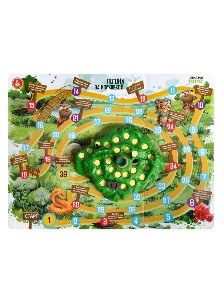 Настольная игра: Десятое Королевство Aктив time "Погоня за морковкой" KOR-70043