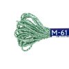 Нитки для вышивания GAMMA мулине NM металлик 6 м белый/зеленый MG-NM-61