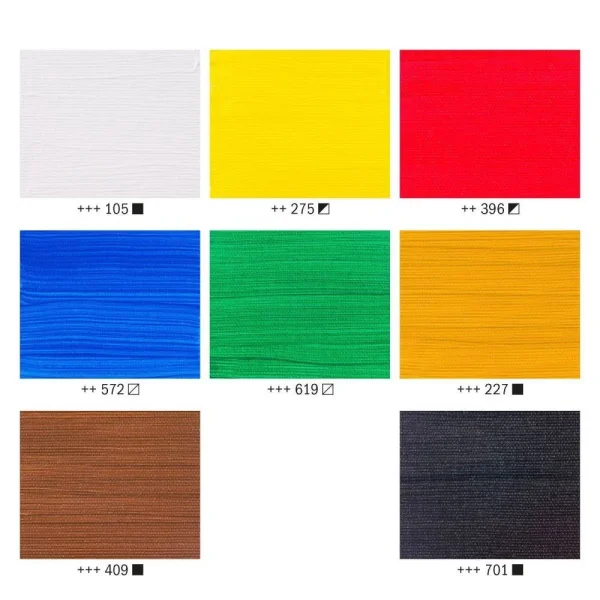 Набор акриловых красок ART CREATION 8 цв x 12 мл RT9021808M