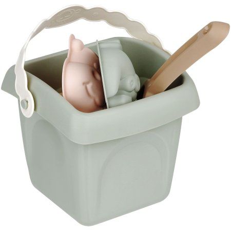 Набор для песка ТРИ СОВЫ "Зоопарк" 5 предметов (ведро, совок, 3 формочки) RE-ПИО_020