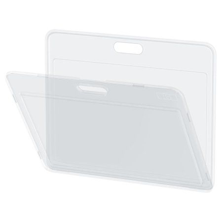 Бейдж горизонтальный Berlingo "ID 100" 85 x 55 мм, прозрачный, без держателя RE-PDk_01003