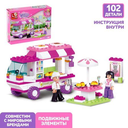 Конструктор Розовая мечта "Пикник" 102 детали 1393642