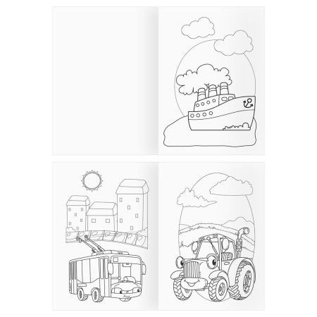Раскраска А4 ТРИ СОВЫ "Для чего нужны машины" 8 стр. RE-РА4_56240 Раскраска А4 ТРИ СОВЫ "Для чего нужны машины" 8 стр. RE-РА4_56240