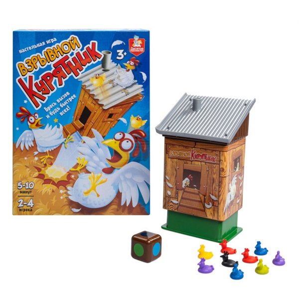 Настольная игра: Десятое Королевство Aктив time "Взрывной курятник" KOR-70030