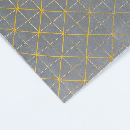 Бумага для скрапбукинга двусторонняя 10 л 15,5 х 17 см 180 г/м2 "Версаль и ромбы золото" SIM-7986357