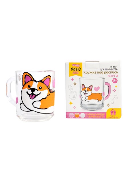 Набор для росписи на кружке Magic ART "Корги" KOR-05637