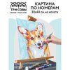 Картина по номерам на холсте ТРИ СОВЫ "Корги" 30 x 40 см с акриловыми красками и кистями RE-КХ_44101
