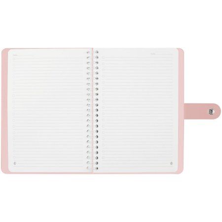 Записная книжка А5 96л. Greenwich Line "Pastel. Pink" ЛАЙТ, кожзам, скрытый гребень, блок в линию RE-NA5_51412