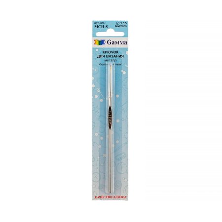 Крючок GAMMA сталь d 1.15 мм 12 см в блистере MCH-S-115