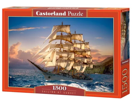 Пазл Castorland 1500 Sailing At Sunset C-151431