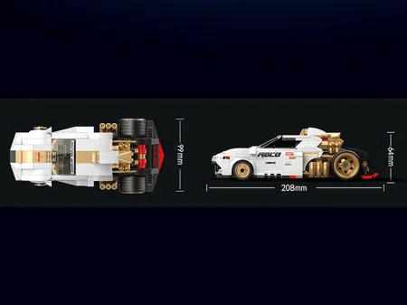 Конструктор Decool "Спорткар White Cyclone" IT-KC019_MK