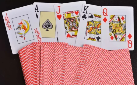 Карты для покера 100% пластик MAG606