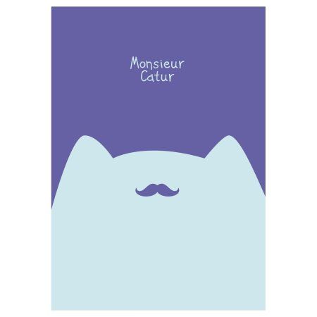 Тетрадь 40л. A5 клетка MESHU "Mr. Cat" матовая ламинация, выб. лак, ЕВРО RE-MS_49800