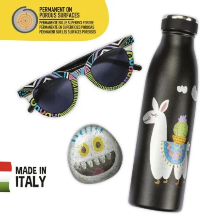 Набор перманентных маркеров Carioca "FineMarker" 8 цв 8 шт перо круглое 43162