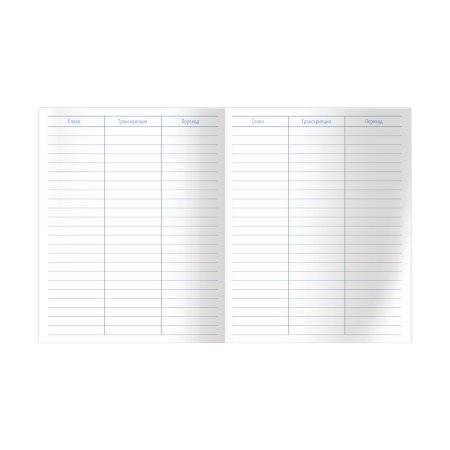 Тетрадь-словарик 48л. A5 BG "Говори свободно" для записи иностранных слов, выб. лак RE-ТС5ск48_вл_11983