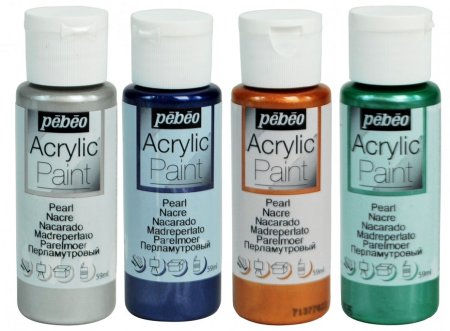 Краска акриловая PEBEO Acrylic Paint декоративная перламутровая 59 мл