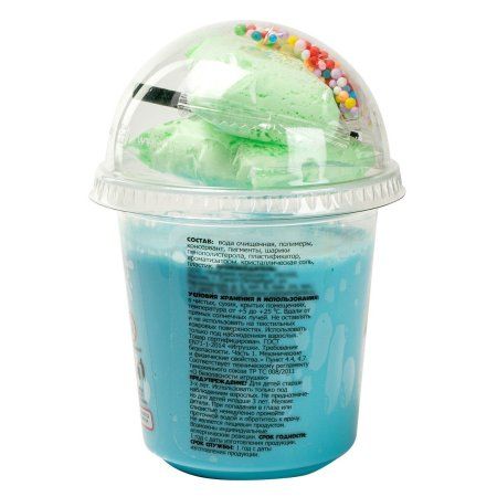 Слайм Slime "Dessert Milkshake" голубой, 3+ AS-SLM139