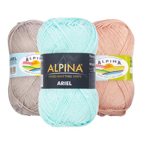 Пряжа ALPINA Ariel 98% акрил, 2% пайетки 1 x 50 г 150 ± 10 м