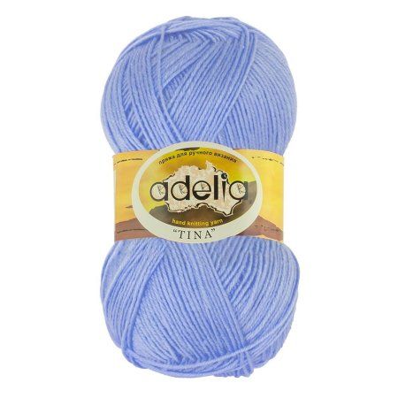 Пряжа ADELIA Tina 100% акрил 1 x 100 г 308 ± 10 м №035 бл.сиреневый ADE-TIN-035