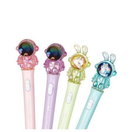 Ручка шариковая MESHU "Spaceheroes" светящаяся, синяя, 0.5 мм, корпус ассорти RE-MS_51315