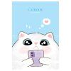 Блокнот А6 40л. MESHU "Cat book" на отрывной склейке, матовая ламинация, выборочный УФ-лак RE-MS_54397