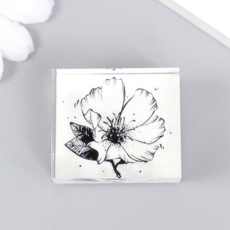 Печать акрил "Садовый цветок" 3.6 x 3 x 2 см SIM-7889193