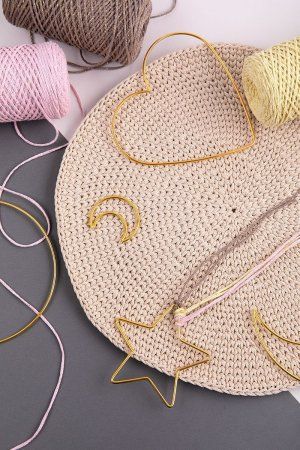 Каркас для рукоделия GAMMA "звезда" (заготовка) металл под золото RKZ-020