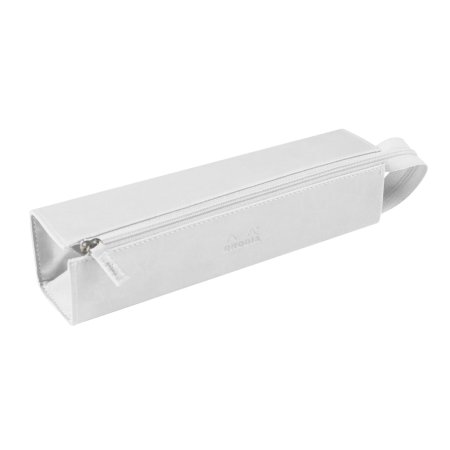 Пенал для карандашей RHODIARAMA 23 x 5 x 5 см, экокожа, белый RH-319042C