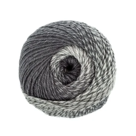 Пряжа ALPINA Romantic 100% шерсть 1 x 100 г 300 ± 15 м №15 белый-т.серый ALP-ROM-15