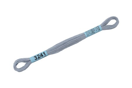 Нитки для вышивания GAMMA мулине (3173-6115) 8 м №3241 серо-голубой MG-3241