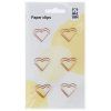 Скрепки фигурные 27 мм MESHU "Hearts" 6 шт пакет с европодвесом RE-MS_41587