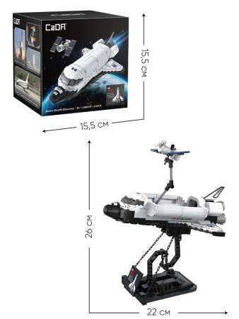 Конструктор CaDA "Космический шаттл Дискавери" IT-C56051W