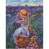 Алмазная мозаика ТРИ СОВЫ "Лавандовое лето" 30 x 40 см, холст на подрамнике RE-АМП3040_52950