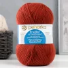Пряжа Пехорская ПТ "Кроссбред Бразилии" 50% мериносовая шерсть, 50% акрил 1 х 100 г 500 ± 29 м №030 св.теракот PEH-KRO-030