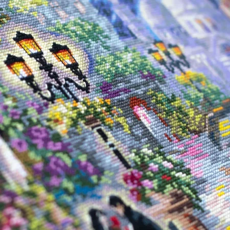 Набор для вышивания "Чудесная Игла" Ночное рандеву" 40 x 32 см ЧИ-110-081