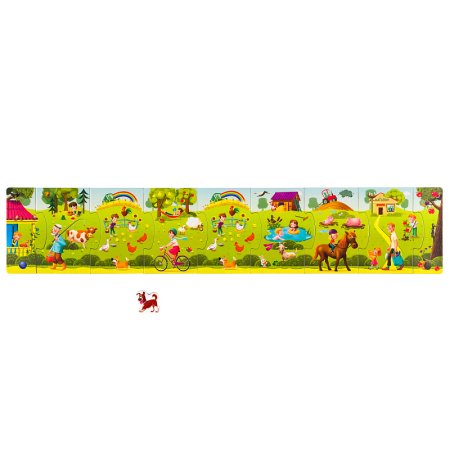 Развивающий пазл Step Puzzle "Story puzzle. Деревня" STP-80481