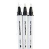 Набор ручек капиллярных (линеров) SKETCHMARKER 3 шт (0.05, 0.2, 0.5 мм) черные NEW MPSMPL-set3