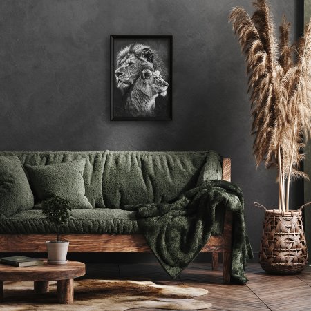 Пазл 500 элементов ФРЕЯ "Лев и львица" PZL-500/60