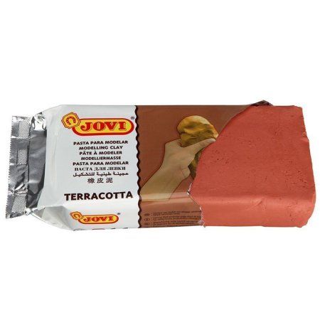 Паста для моделирования JOVI отвердевающая 500 г терракотовая RE-88