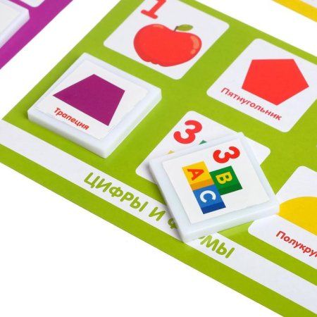 Лото "Цифры и формы" SIM-5395815