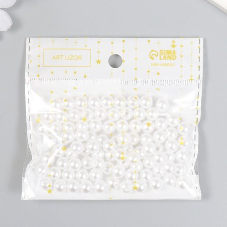 Бусины для творчества "Жемчуг" набор 20 г d=0.8 см SIM-1364537