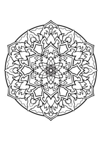 Книга: Мандалы. Раскраска-антистресс для творчества и вдохновения EKS-600419