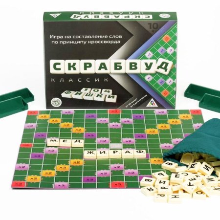 Настольная игра: Скрабвуд 10+ SIM-1012949